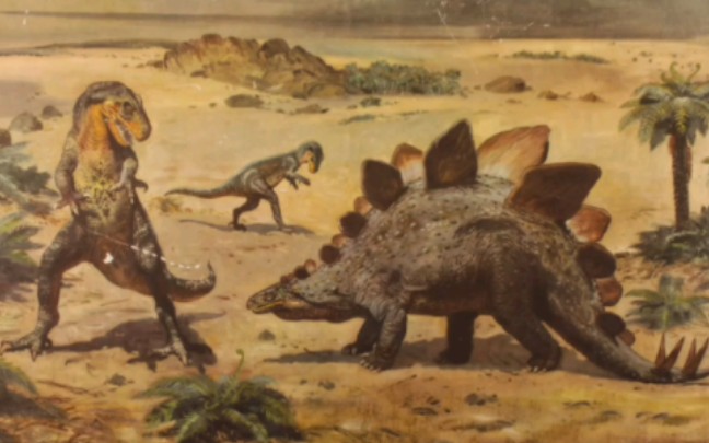古早复原图中的古生物1