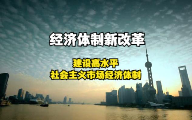 [图]【改革纪实】经济体制新改革：建设高水平社会主义市场经济体制