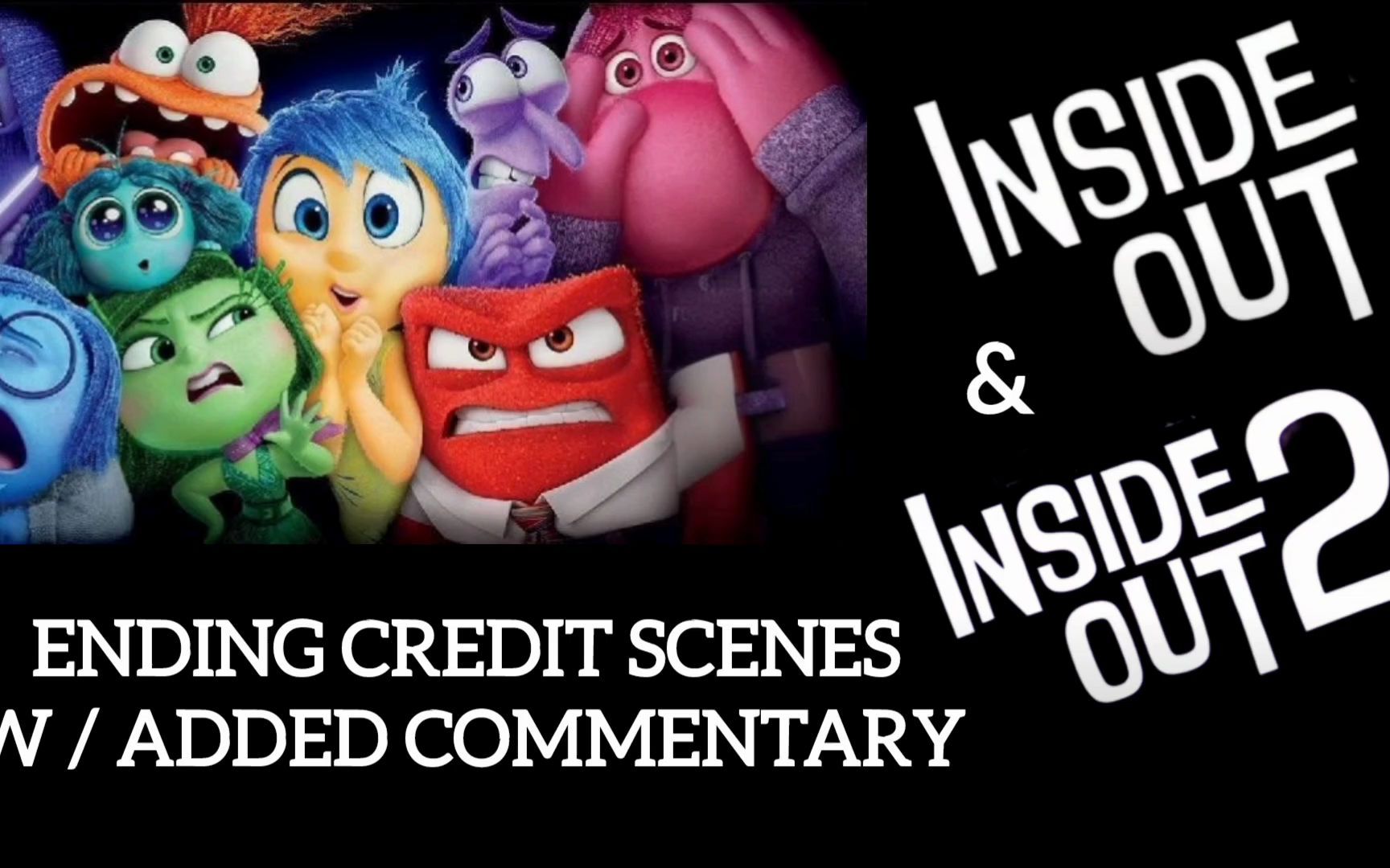 inside out & inside out 2 ending credit scenes w /added
