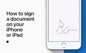 苹果支持 教程 如何在 iPhone 或 iPad 上在文档上签名 — Apple Support哔哩哔哩bilibili