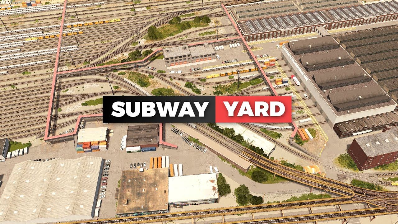 【imperatur纽约】第七集 - 地铁车库细节 #都市天际线 subway yard