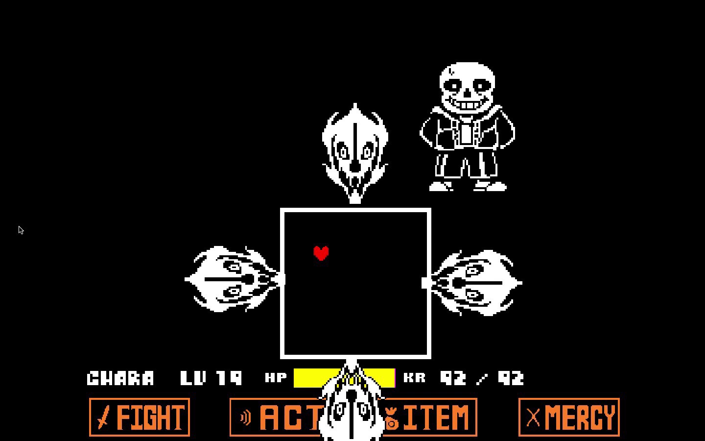 原版sans仅一失误