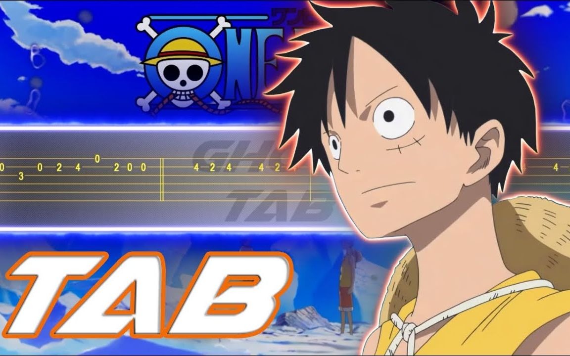 【吉他谱】one day - 海贼王op(简单版)