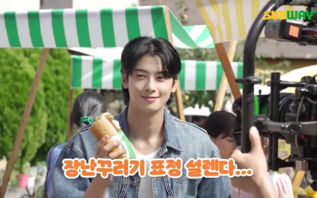 车银优 subway广告幕后拍摄花絮 231108