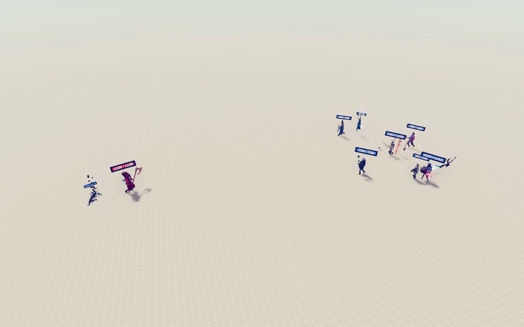 【tabs】有恐王"流放之剑"技能的熊斧vs原版派系