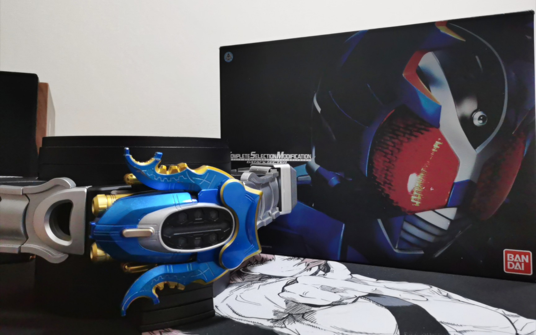 假面骑士gatack 战神嘎嘎米 钢斗csm gatack zecter 声光展示