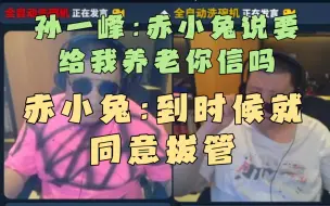 Download Video: 孙一峰：夏一可赤小兔说要给我养老你信吗 赤小兔：到时候就同意拔管