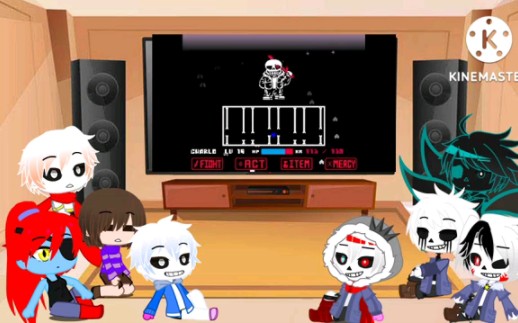 [图]UNDERTALE & BAD SANSES REACT TO PSYCHOPATH!SANS FIGHT (REQUEST)