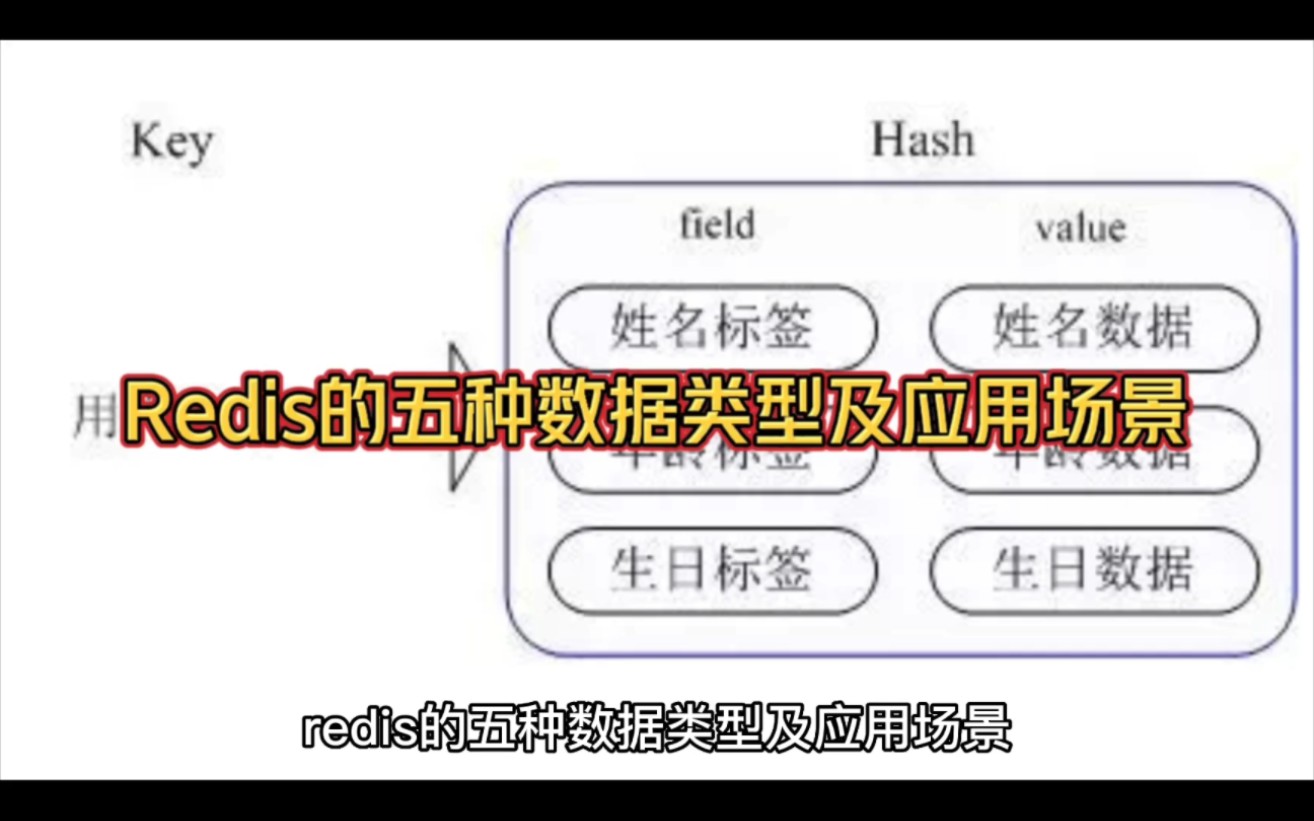 Redis的五种数据类型及应用场景哔哩哔哩bilibili