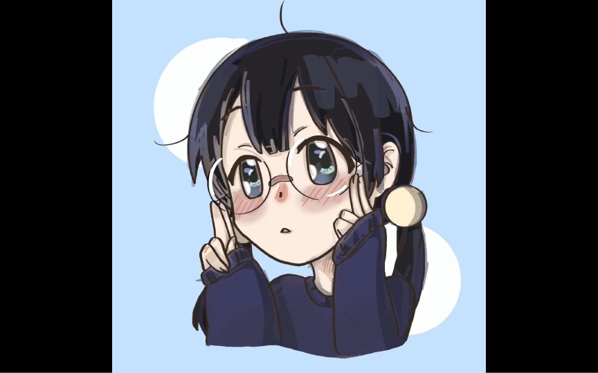 [绘画过程]一个玉子的头像^ w