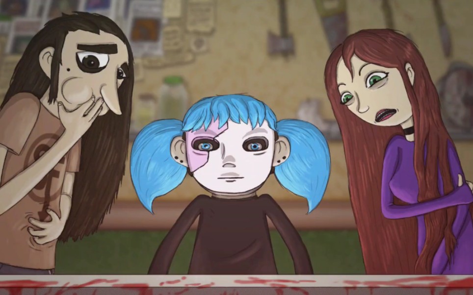 悬疑恐怖游戏《sally face》解说实况——第三集波隆那香肠事件