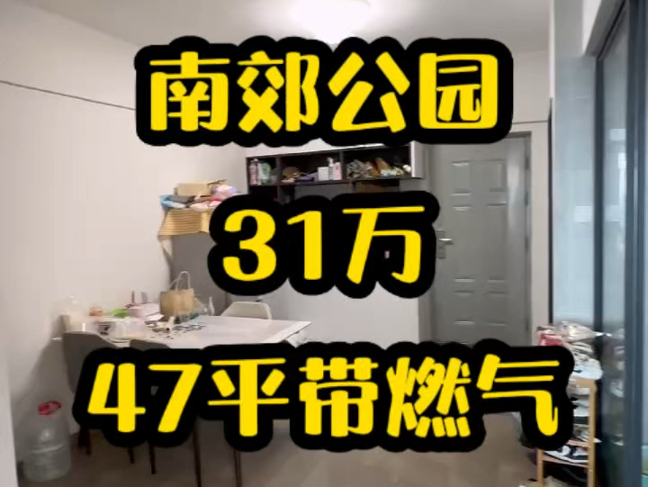 南郊公园,47平31万,电梯一房带燃气,去年装修的,现在出租1600,小区环境非常好哔哩哔哩bilibili