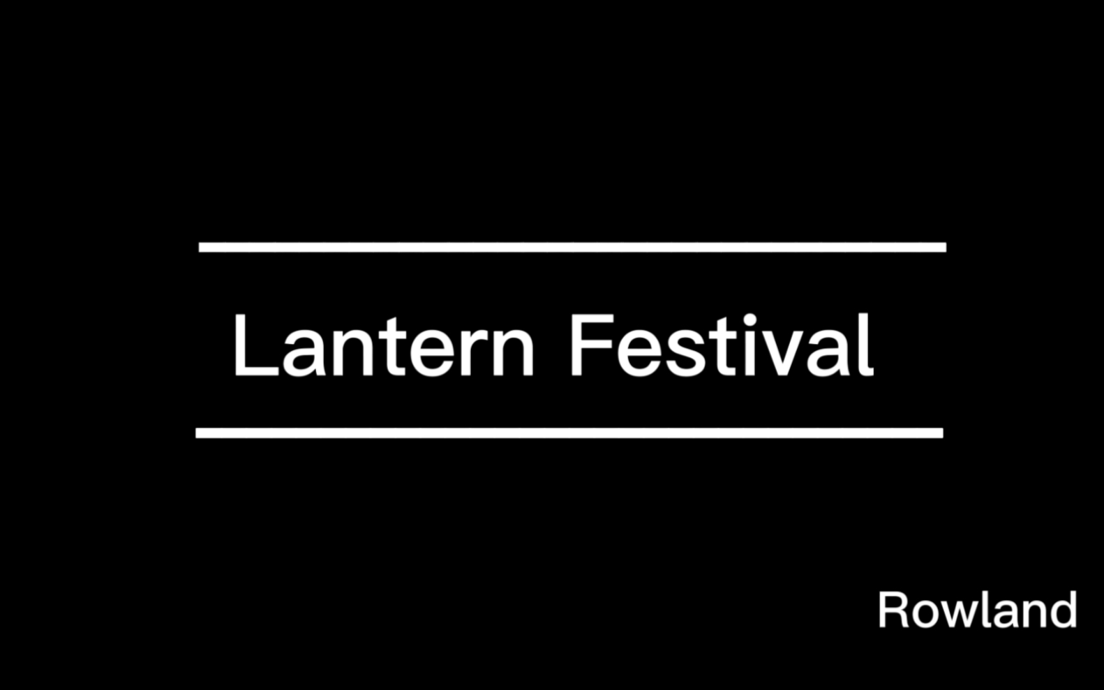 元宵节英文童谣(Lantern Festival)哔哩哔哩bilibili