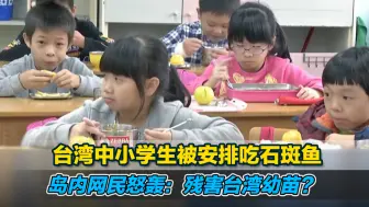 Download Video: 台湾中小学生被安排吃石斑鱼，岛内网民怒轰：残害台湾幼苗？