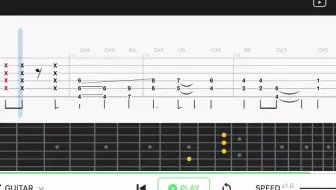 Tab譜 ふわふわ時間けいおん 唯パートバンドリ エレキギター初心者用練習曲 哔哩哔哩 Bilibili