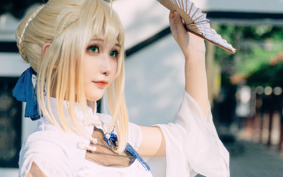 呆毛王旗袍cosfgo七周年啦你还有在玩吗