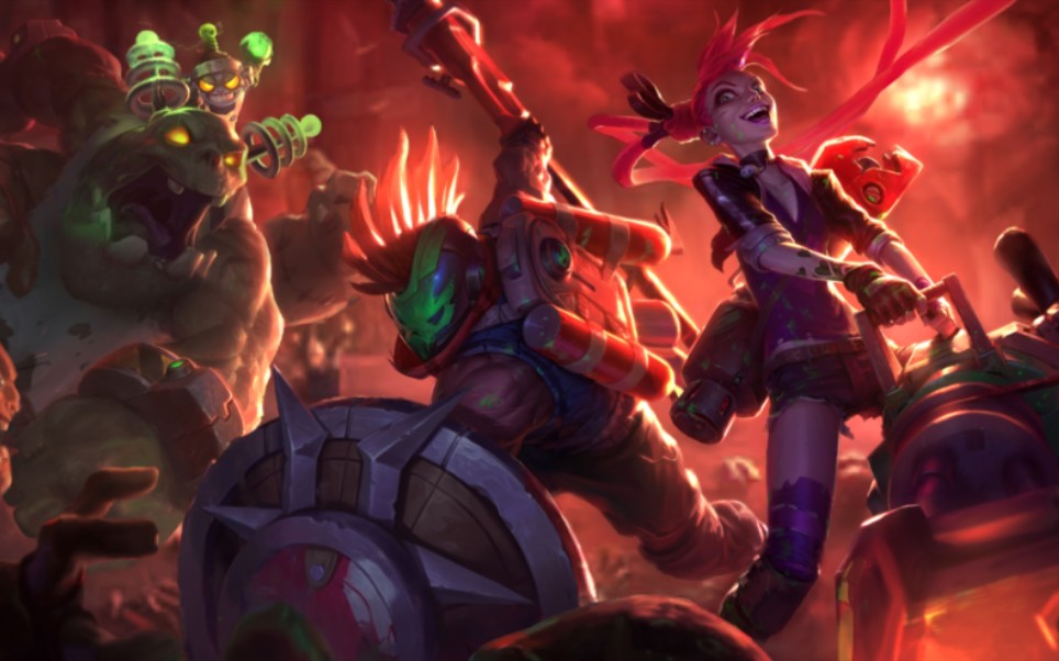 清剿小队—金克丝 试玩 英雄联盟手游