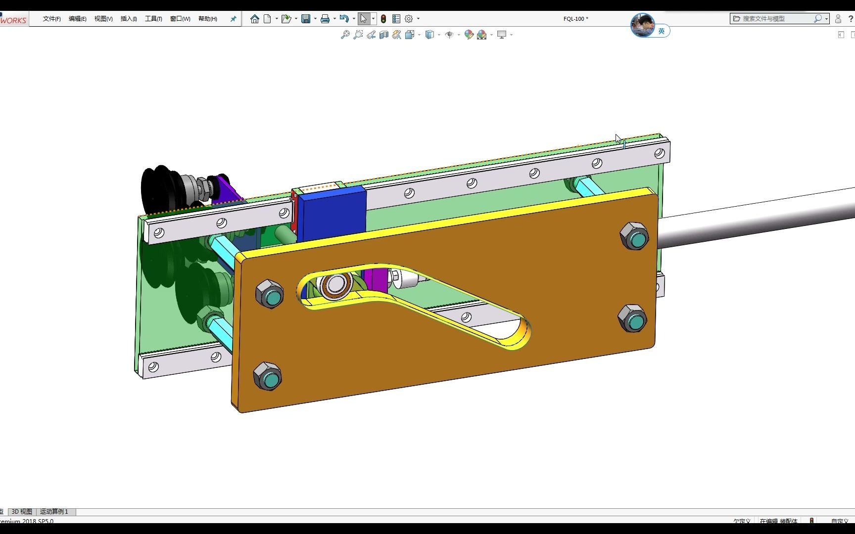 solidworks凸輪槽配合視頻講解