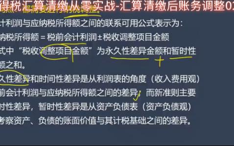 企业所得税汇算清缴从零实战汇算清缴后账务调整02哔哩哔哩bilibili