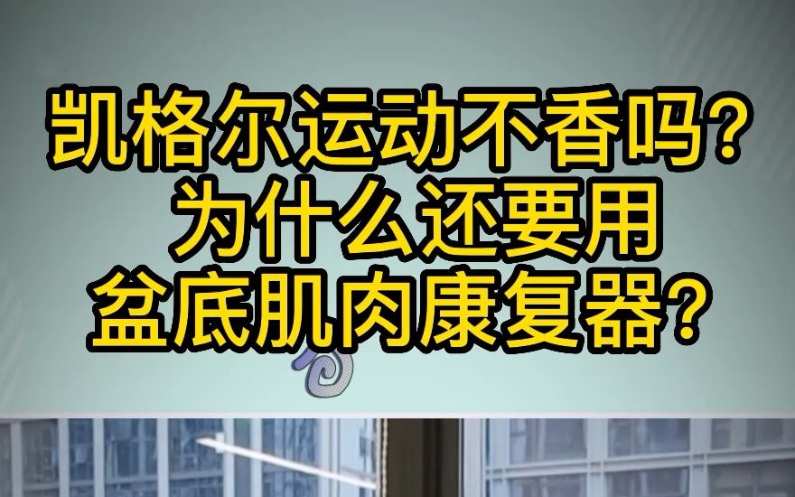 盆底肌训练小工具——盆底肌肉康复器为什么比凯格尔运动高效?哔哩哔哩bilibili