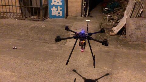 淘宝远航科技模型-ZD550搭配<em class="keyword">大疆</em>N3<em class="keyword">飞控</em>起飞测试