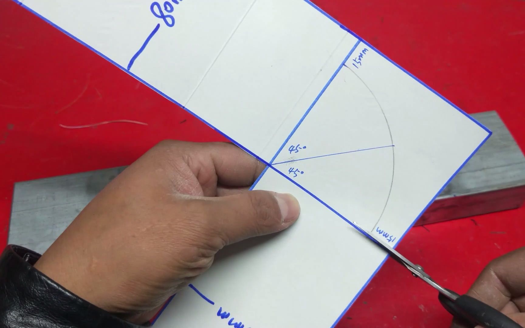 扁管如何切90度圆角,这种方法你不一定用过,真的太实用了!