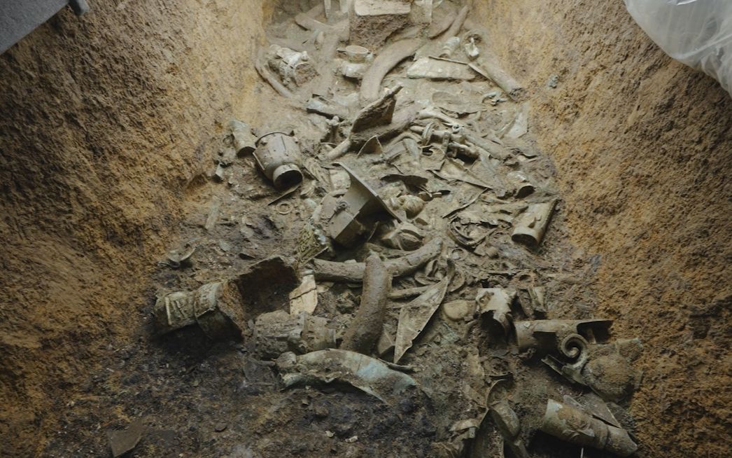 2021十大考古新发现推介:四川广汉三星堆遗址祭祀区