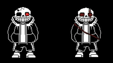 undertale hard mode sans fight by eden）全阶段过关（一阶段三药）_单机游戏热门视频