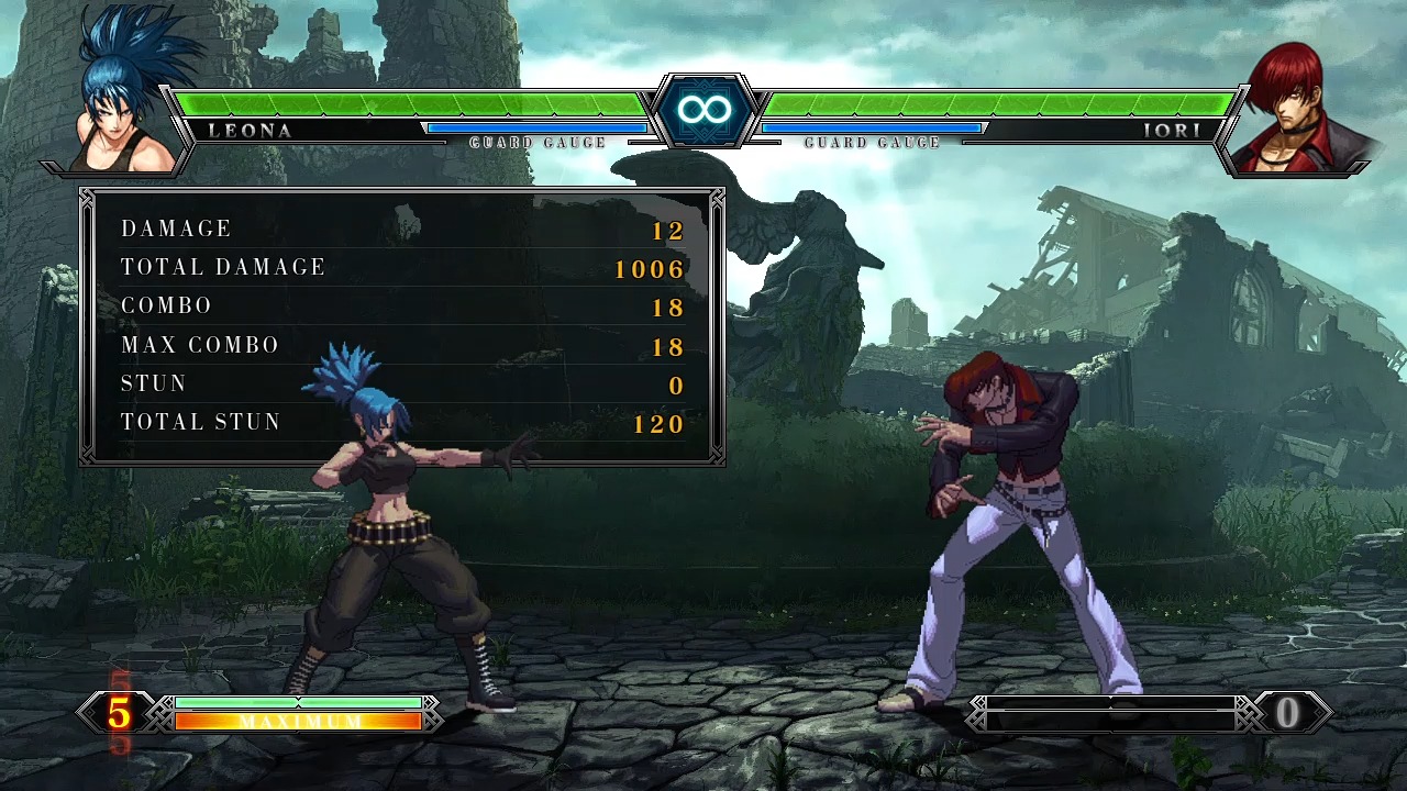 拳皇13莉安娜五气无超杀十割