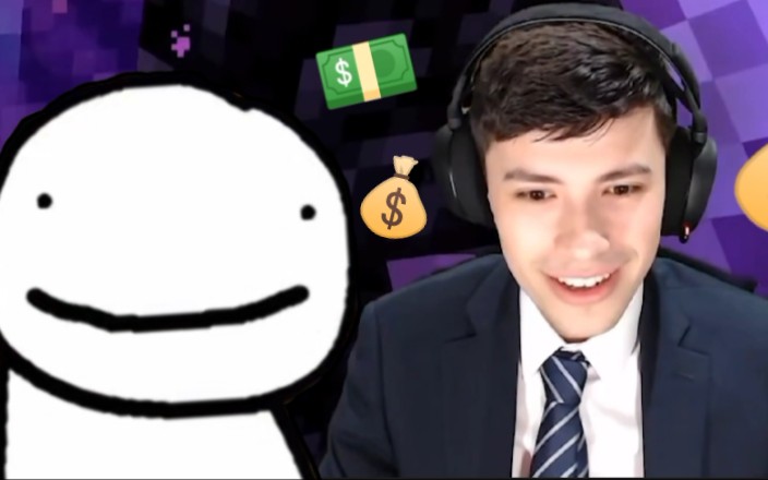 [全熟/含dreamnotfound]穿西装的george通过dream的挑战赚钱