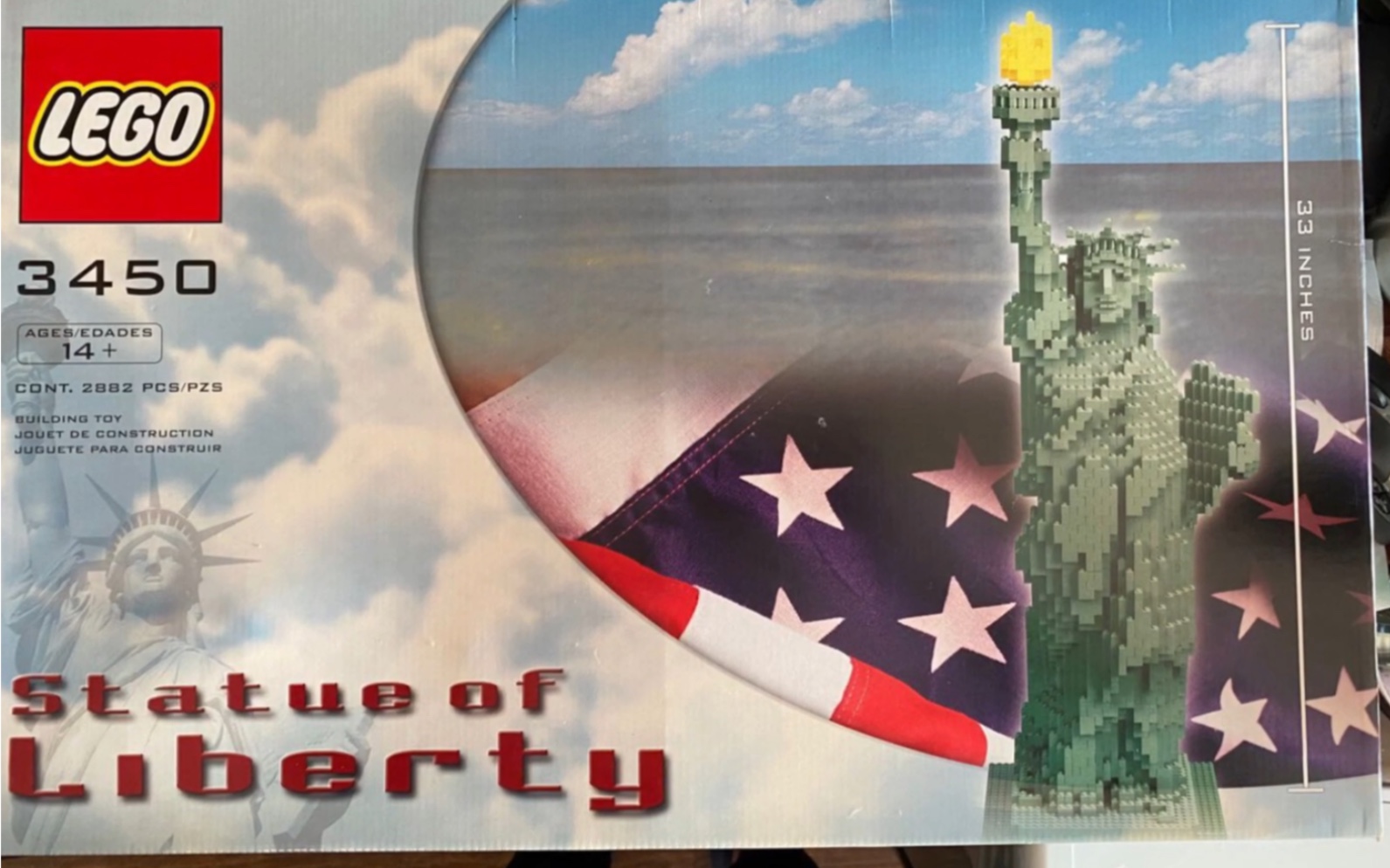 乐高 3450 自由女神