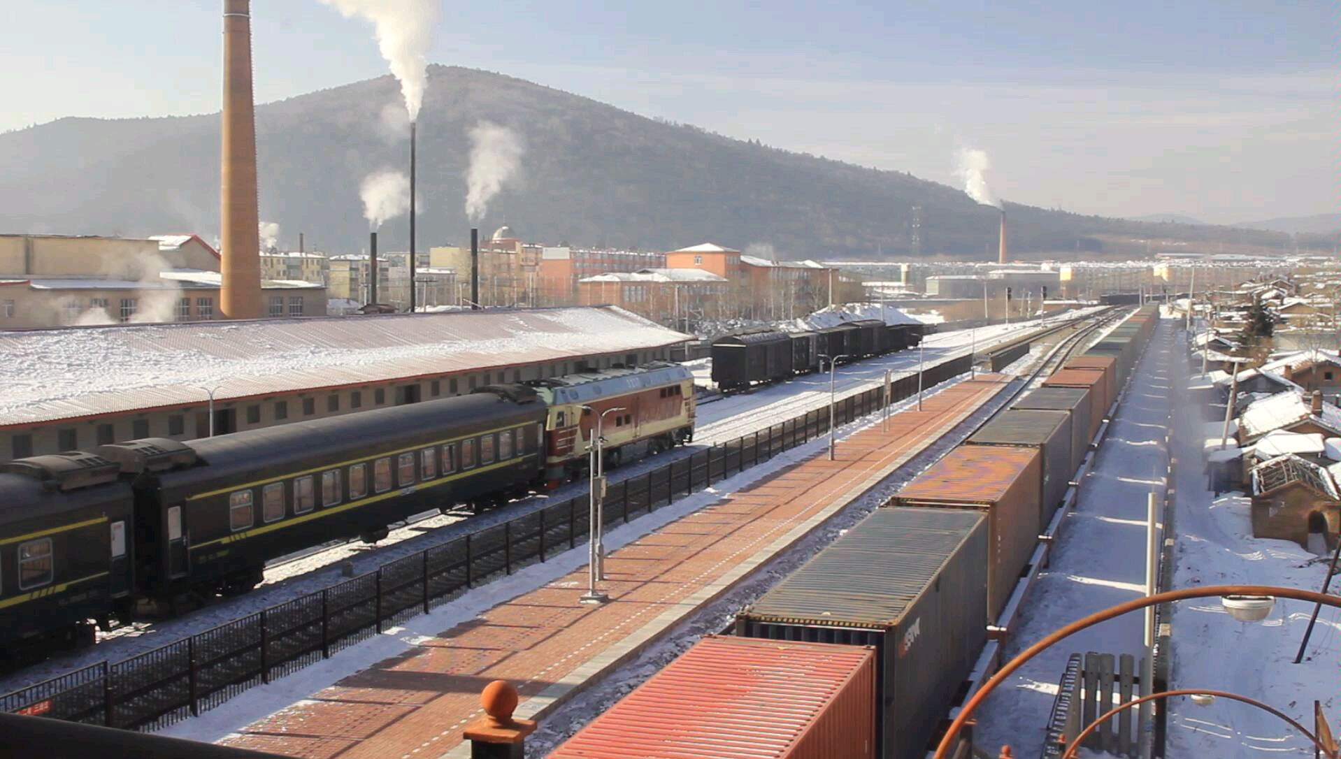 曾经的哈佳标杆k7006次朗乡站发车_哔哩哔哩 (゜-゜)つロ 干杯~-bili