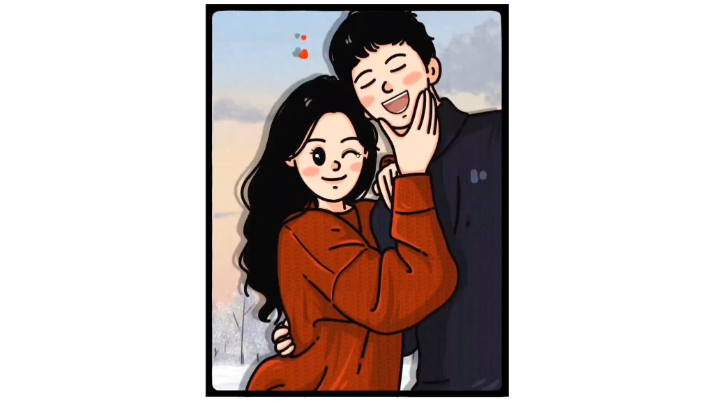 新的一年,和你的另一半用手绘头像,秀出你们的甜蜜!