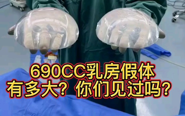 690CC宝俪光面圆形假体|有多大?你们见过吗哔哩哔哩bilibili