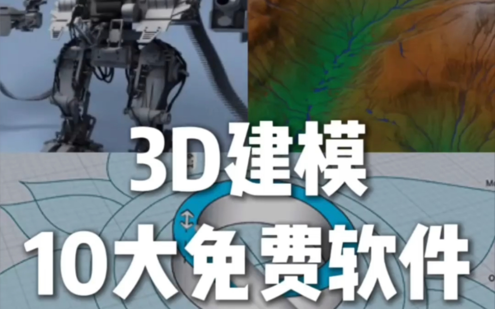 盘点2022年3D建模,10大免费软件(下)哔哩哔哩bilibili