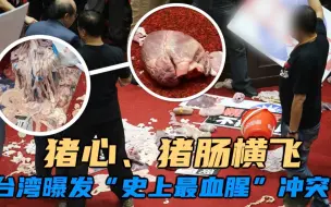 Tải video: 猪心、猪肠横飞 台湾曝发“史上最血腥”冲突！