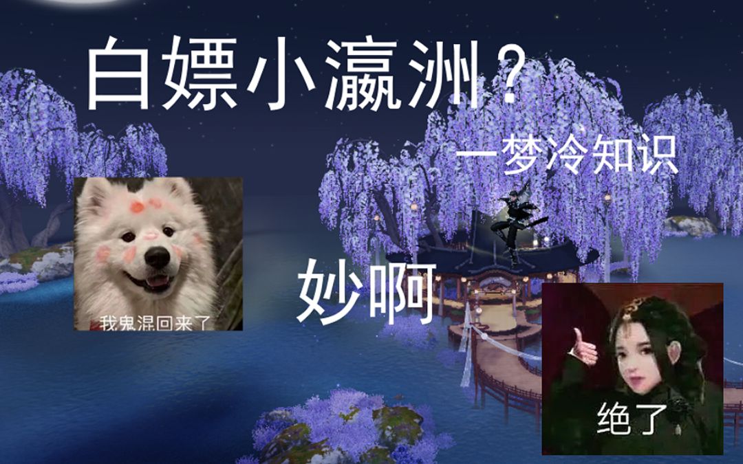 【一梦江湖】平 民 白 嫖 小瀛洲攻略哔哩哔哩bilibili