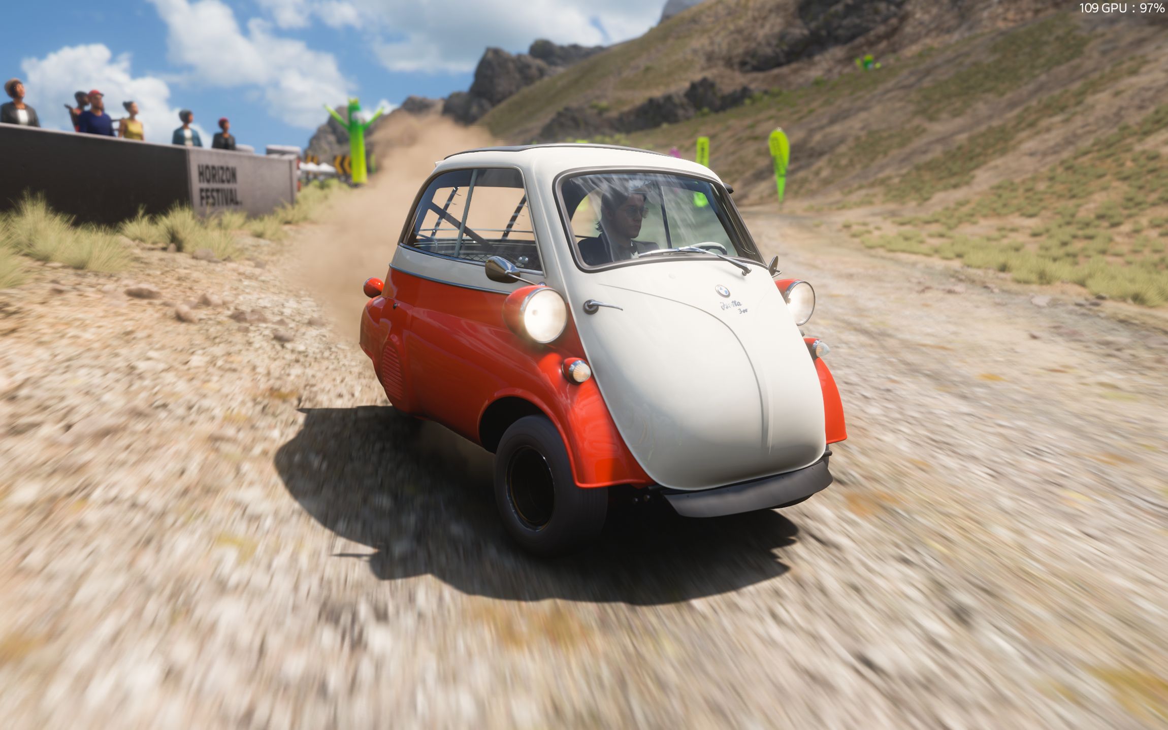 【地平线5】为了涨粉,这个up真的用宝马蛋跑苦行