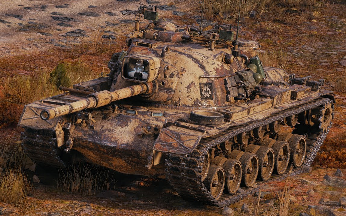 坦克世界 炮好头硬就够了 m48a5 巴顿 - 4杀 1.01万伤害 [喀秋莎]