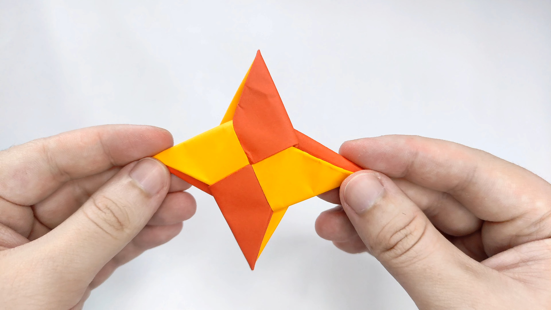 【origami library】手里剑折纸教程origami double shuriken