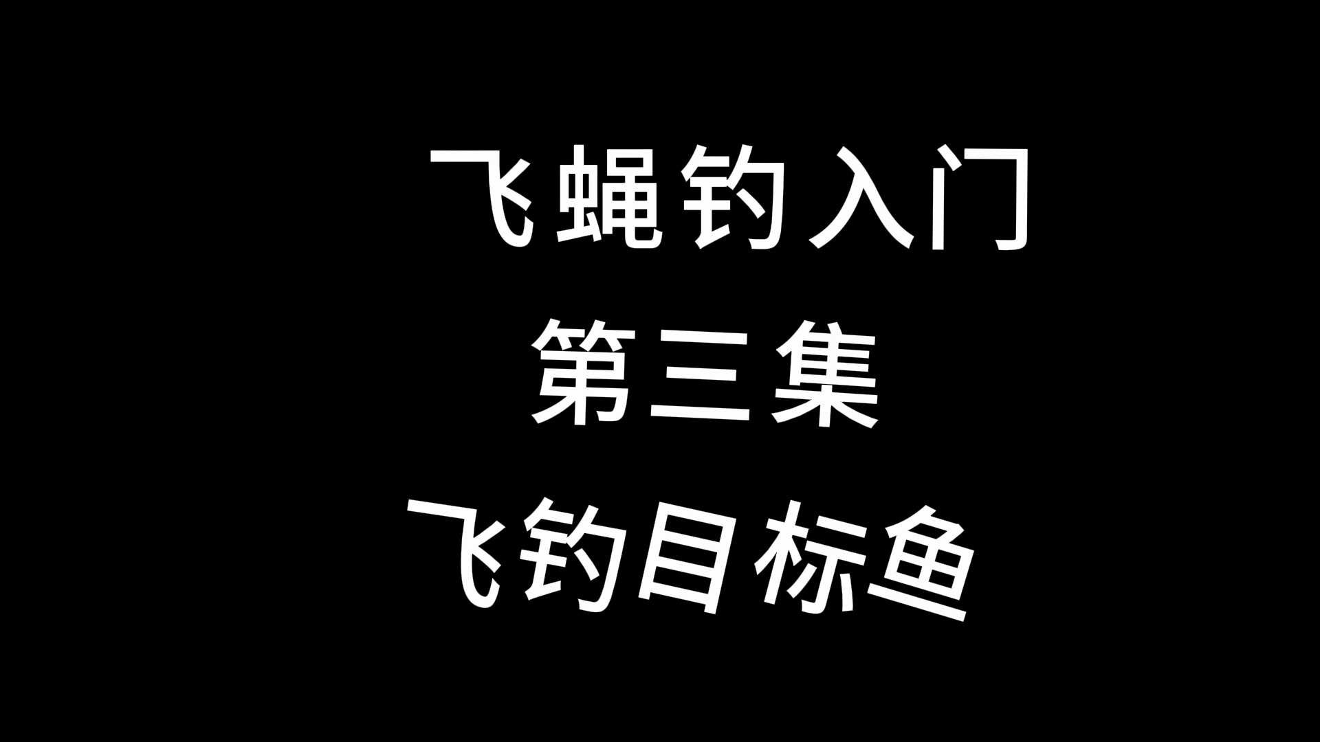 揭秘!飞蝇钓竟然能钓这么多鱼?别再只知道鳟鱼了!3哔哩哔哩bilibili