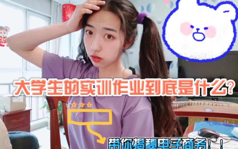 电子商务专业的实习训练就是做客服?2019年双十一成交额是多少?做客服可以学到什么?希希带你揭秘我的电子商务专业!哔哩哔哩bilibili