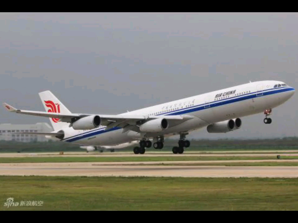 飞机美图——————中国国际航空A340300哔哩哔哩bilibili