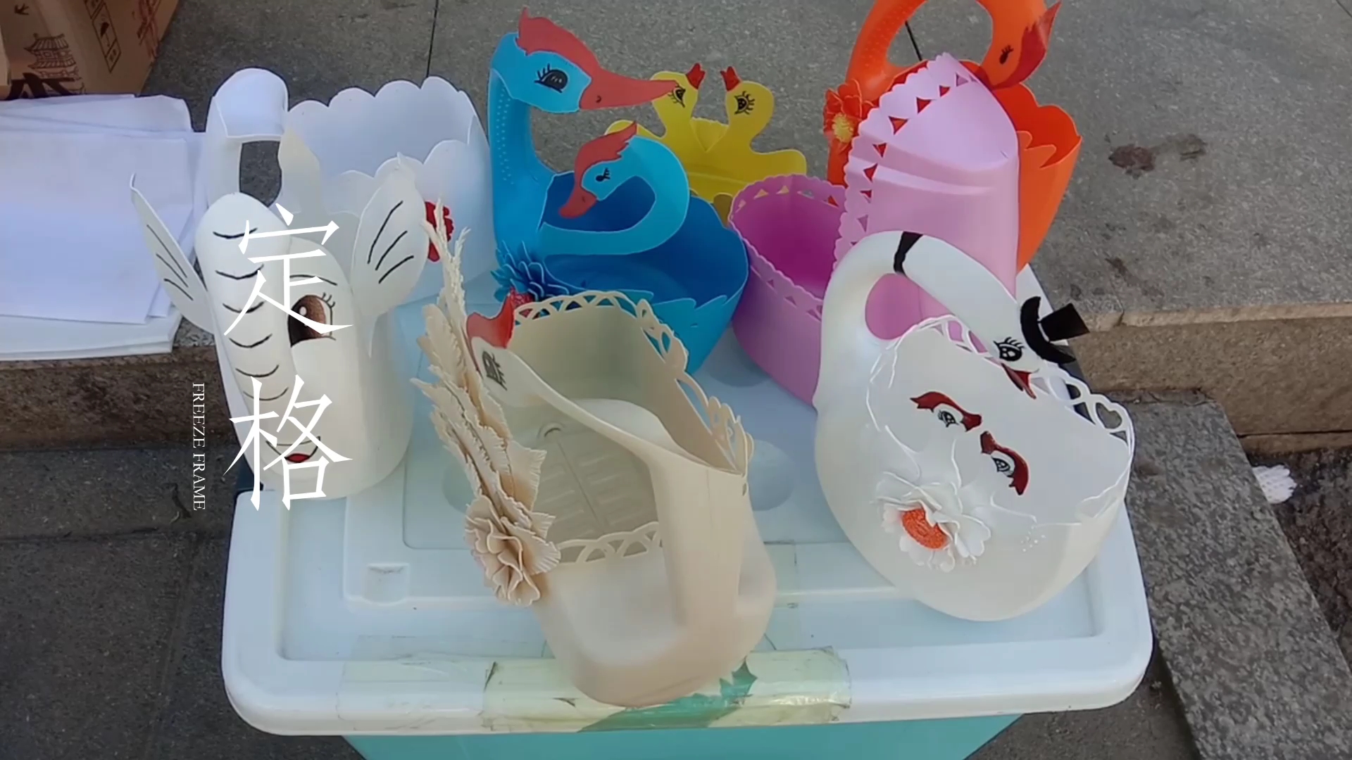 手工作品小花盆