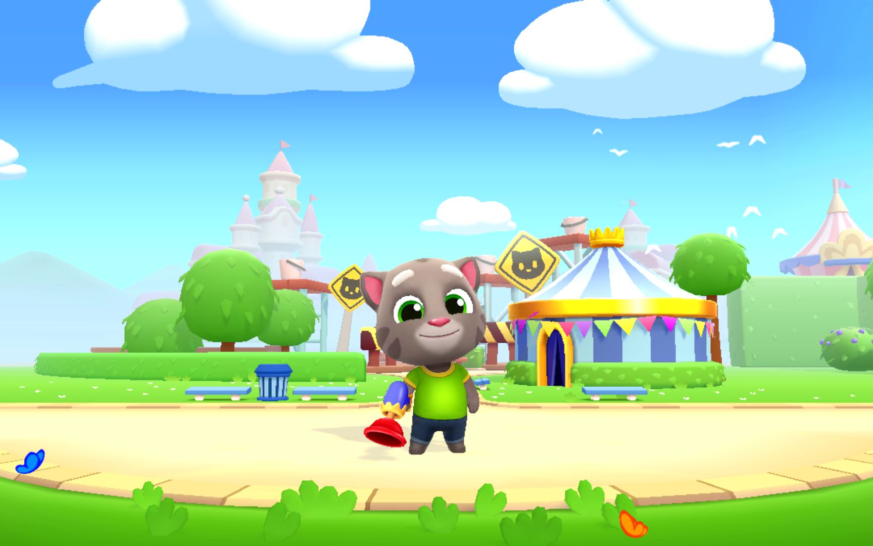 [图]Talking Tom Blast Park 汤姆猫爆炸公园 乘坐过山车，公园大冒险！