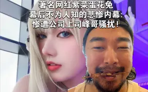 Video herunterladen: 著名网红紫菜蛋花兔幕后不为人知的悲惨内幕:惨遭公司上司峰哥骚扰!