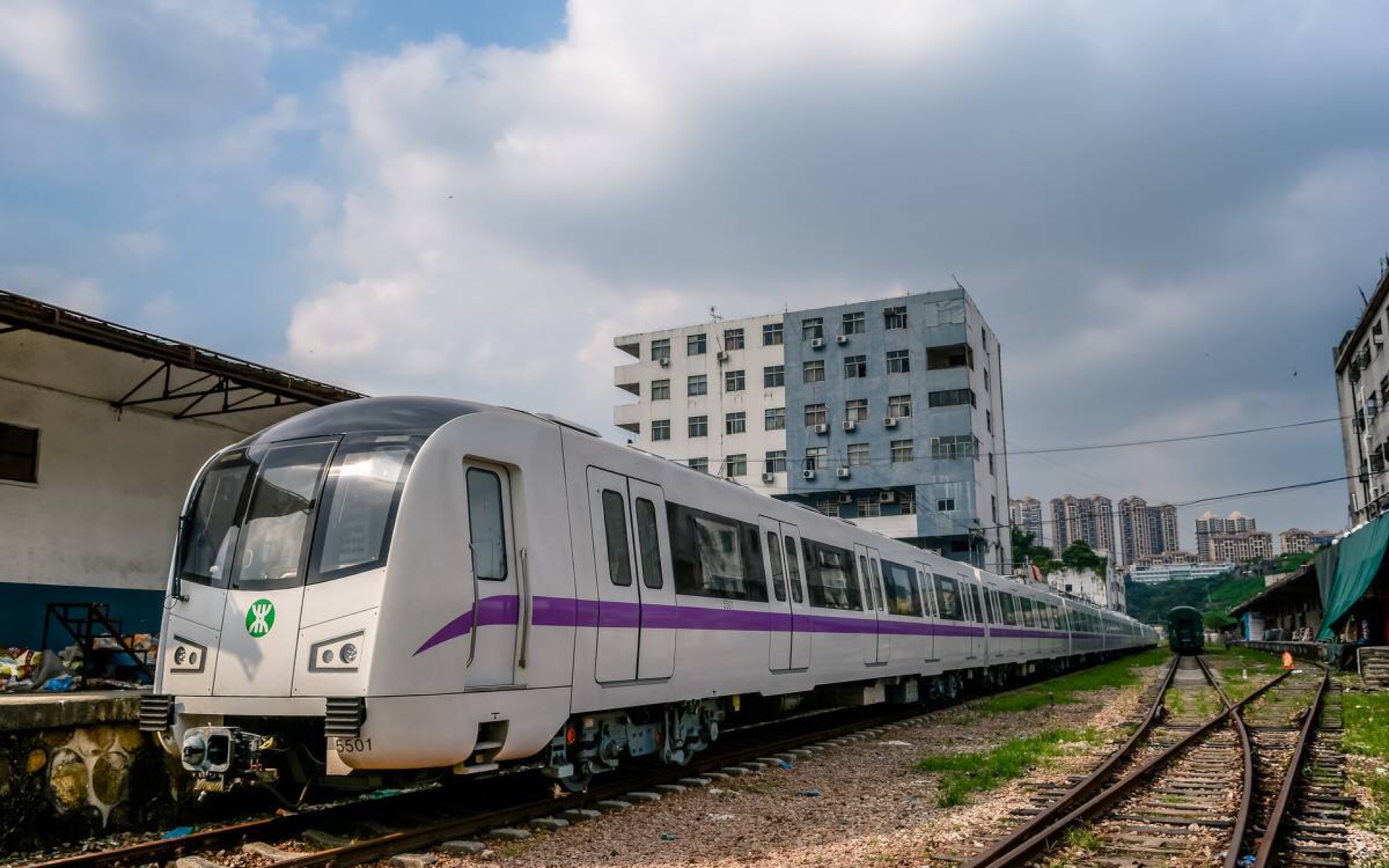 深圳地铁5号线編号548号车赤湾-前海湾