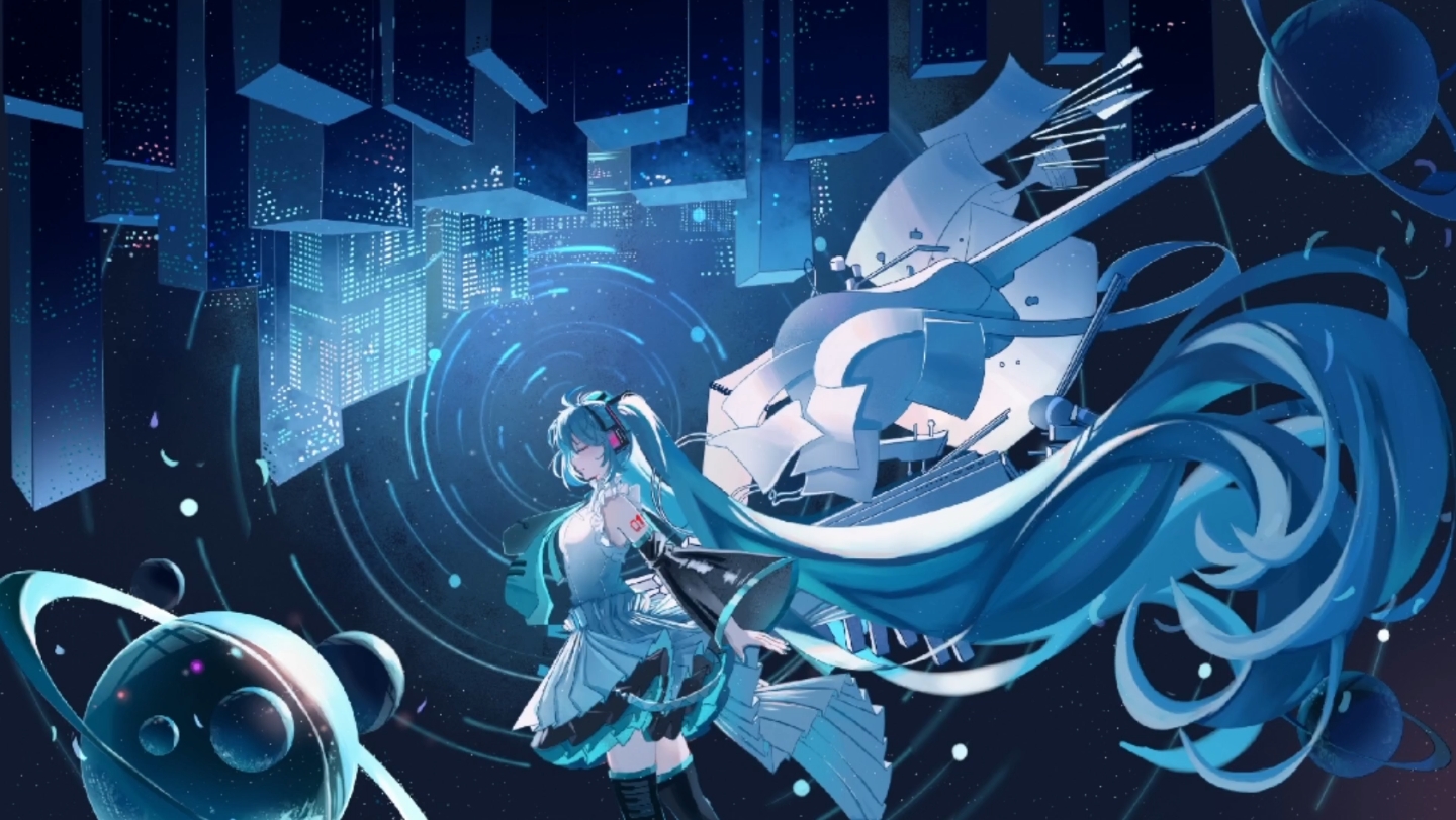 9秒画一只初音不过分吧/初音未来16周年/初音未来生贺