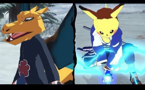 【火影忍者究极风暴4】#85 皮卡丘佐助mod演示