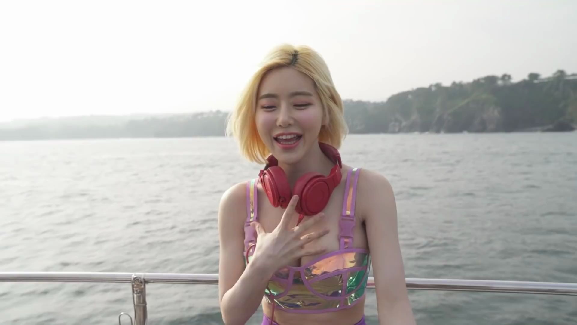 djsoda济州岛船上打碟现场